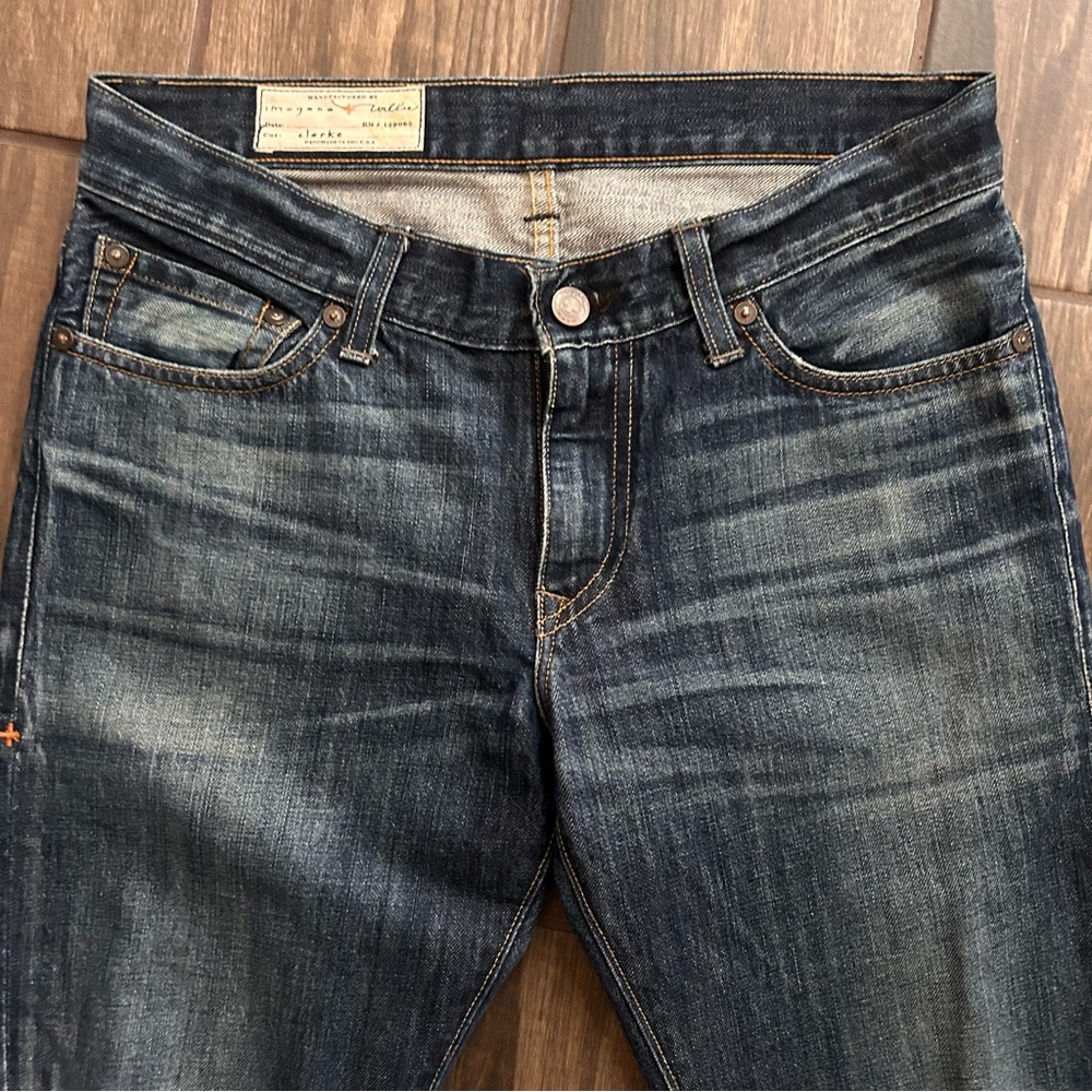 Imogene + Willie Clarke Cropped Ankle Dark Wash Jeans Sz 26 - Picture 4 of 9